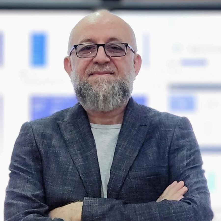 Portrait of Soubhi Abdulkarim, founder and chief executive of Integrated Smart Technologies